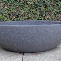BACIA EGG H15X50 - QUARTZO CINZA